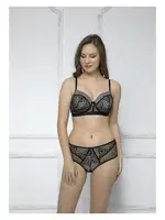 Siyah Dantel Detaylı Desteksiz Sütyen Moonlight 2186 Siyah