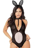 Siyah Fantazi Tavşan Kostümü For Dreams 8265 Siyah