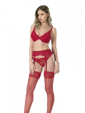 Fabony Dantelli Soft Cup Jartiyerli Sütyen Takım Fabony 4050