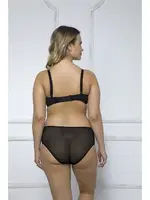 Süngersiz Balenli Toparlayıcı Minimizer Sütyen Moonlight 2165 Siyah farklı açı