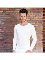 Termal V Yaka Uzun Kollu İçlik Goldenbay 2553 Ekru detay görünüm