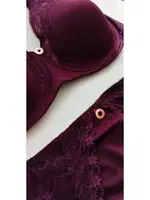 Toparlayıcı Sütyen Takım Le Jardin Christine 5035 Mürdüm görsel 5