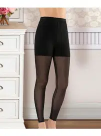 Derya Kurşun Transparan Detaylı Kadın Tayt Derya Kurşun 478