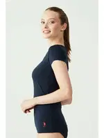 Us Polo 66003 Derin Yuvarlak Yaka Tişört Lacivert görsel 7