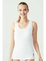 Us Polo 66005 Kalın Askılı Atlet Beyaz görsel 8