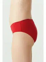 Us Polo 67002 5'li Yüksek Bel Slip Siyah-Beyaz-Ten-Somon-Kırmızı görsel 4