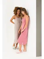 Uzun Askılı Gecelik Pijama Yeni İnci BPJ1716 Vizon