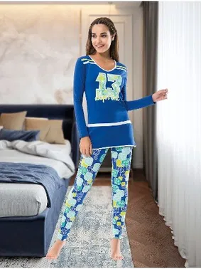 Derya Kurşun Uzun Kol Kadın Pijama Takım Derya Kurşun 1118