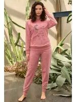 Gül Kurusu Pijama Takım Anıl 9737 Gül Kurusu