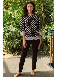 Anıl Uzun Kol T-Shirt ve Pantolon Pijama Takım Anıl 9760