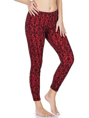 Derya Kurşun Varak Desenli Kadın Tayt Derya Kurşun 457 - Alternatif Görünüm