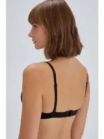 Violet Badem Boş Cup Tek Sütyen Eros ERSK120 Siyah görsel 5