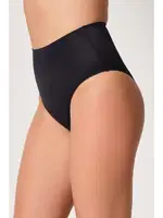 Yapıştırma Yüksek Bel Lazer Slip Emay 2801 Siyah görsel 5