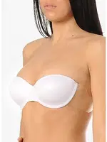 Yeni İnci 8003 Sırtsız Sütyen Beyaz görsel 6