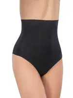 Yüksek Bel İz Yapmayan Lazer Kesim Korse Emay 2720 Siyah farklı açı