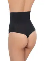 Yüksek Bel İz Yapmayan Lazer Kesim Korse Emay 2720 Siyah görsel 4