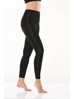 Yüksek Bel Parlak Disco Tayt Derya Kurşun 0595 Siyah