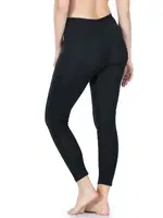 Yüksek Bel Uzun Battal Kadın Tayt Derya Kurşun 410B Siyah detay görünüm