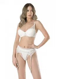 Fabony Yumuşak Soft Cup Jartiyer String Takım Fabony 4010