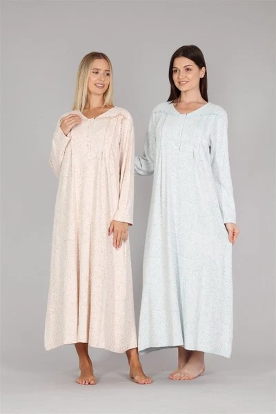 Büyük Beden Lohusa Gecelik Bone 5337