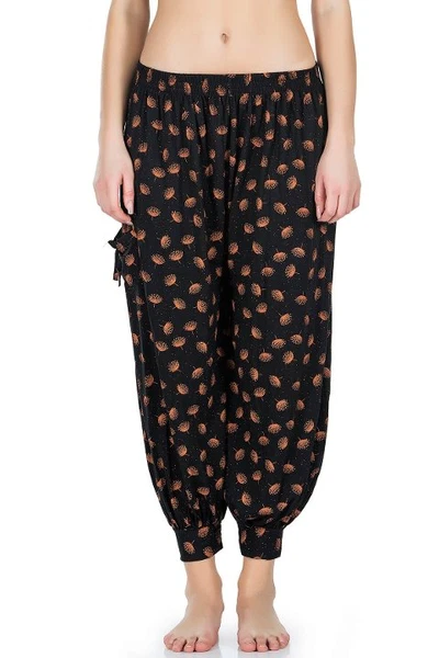 Desenli Manşetli Şalvar Derya Kurşun D01