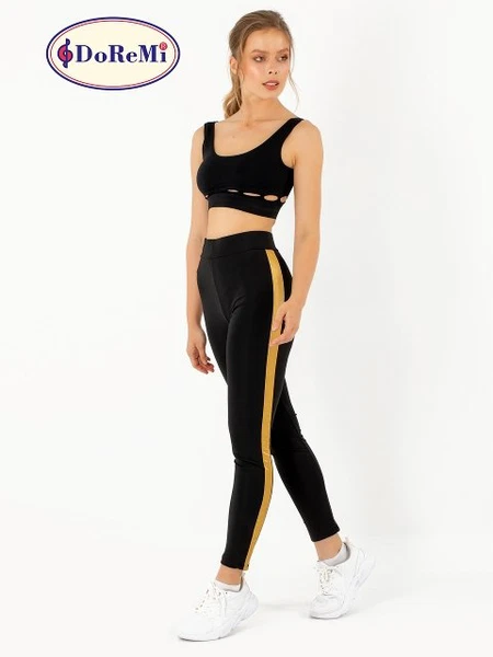 DoReMi Active Sportive Kalın Çizgili Tayt