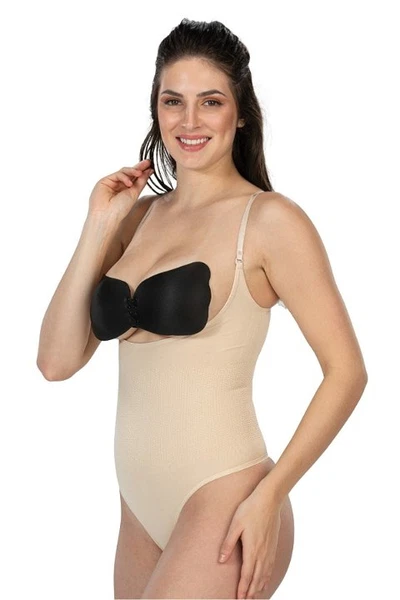 Göğüsü Açık String Body Korse Emay 2076