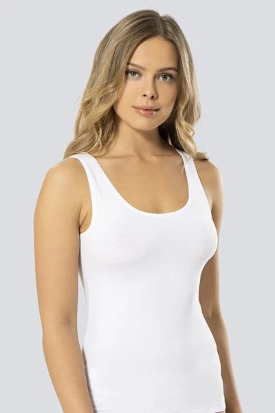 Kadın Likralı Kaşkorse Beyaz Atlet Türen 953