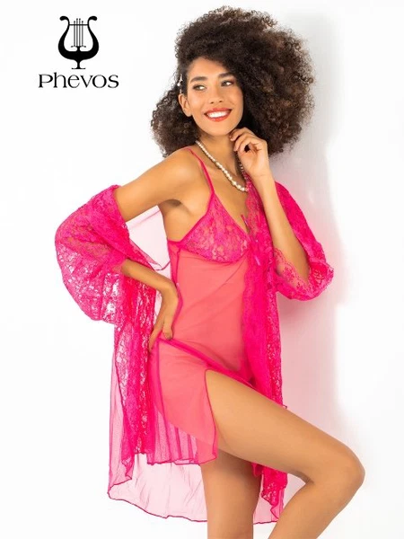 Phevos 3Lü Gecelik ve Sabahlık Takımı