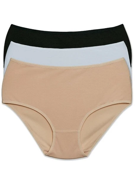 Yüksek Bel Külot 3 Lü Ekonomik Paket Maxi Cut Pierre Cardin 2033