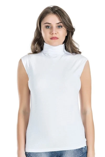 Sıfır Kol Balıkçı Yaka Kadın Atlet Derya Kurşun 223