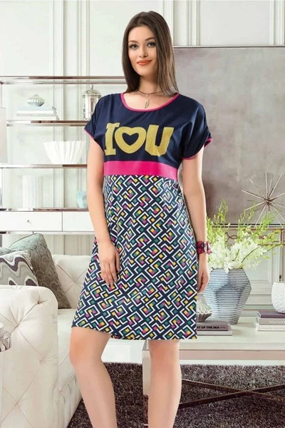 Yarım Kollu Kadın Tunik Derya Kurşun 950