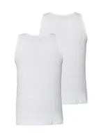2li Paket Erkek Atlet Tender Cotton Beyaz BlackSpade 9678 Beyaz detay görünüm