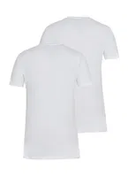 2li Paket Erkek Tshirt Tender Cotton BlackSpade 9671 Beyaz detay görünüm