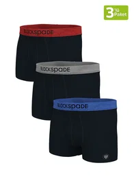 Black Spade 3lü Paket Erkek Boxer Modern Basics BlackSpade 9471 