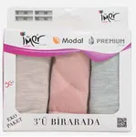 3ü Birada Premium Modal Slip Külot İmer 4500 Asorti detay görünüm