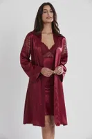 6lı Gelin Çeyiz Seti Saten Çeyiz Takım Pierre Cardin 6955 Bordo görsel 23