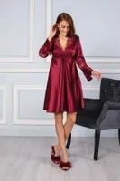 6lı Saten Çeyizlik Takım Set Pierre Cardin 6325 Bordo görsel 14