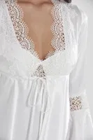 6lı Saten Çeyizlik Takım Set Pierre Cardin 6325 Ekru görsel 20