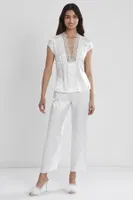 6lı Saten Çeyizlik Takım Set Pierre Cardin 6325 Ekru görsel 22