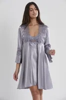 6lı Saten Çeyizlik Takım Set Pierre Cardin 6325 Mavi görsel 6