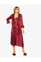 6lı Saten Takım Çeyizlik Pierre Cardin 6025 Bordo görsel 10