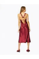 6lı Saten Takım Çeyizlik Pierre Cardin 6025 Bordo görsel 14