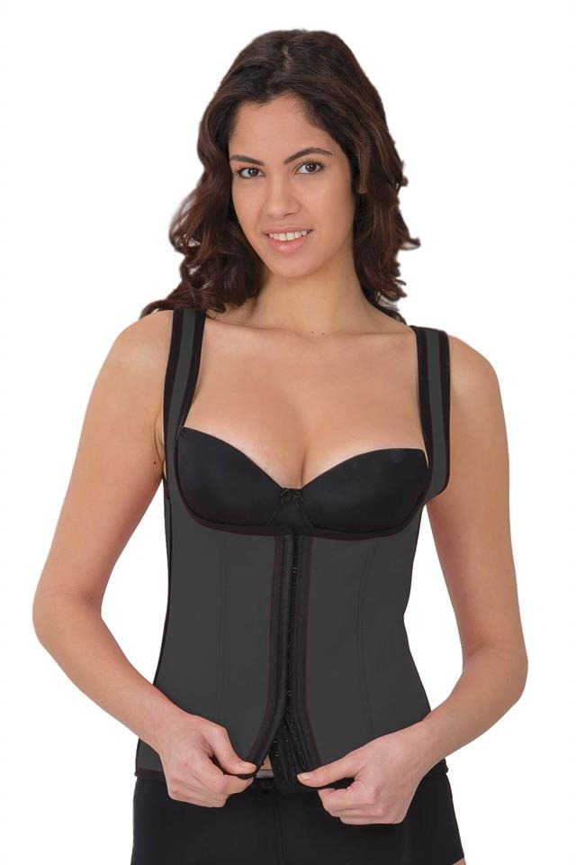 Agraflı Göğsü Açık Atlet Korse Emay 9173