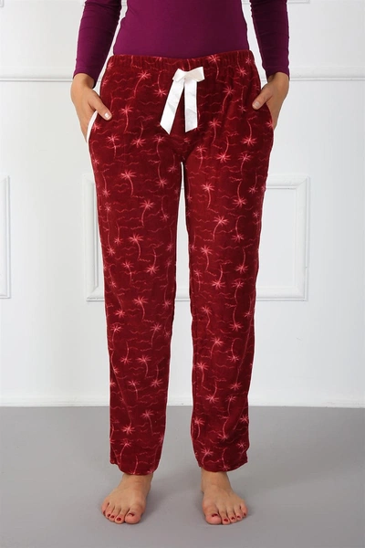 Welsoft Cepli Polar Tek Alt Pijama Akbeniz 210049