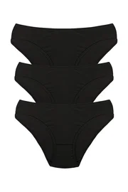 Akbeniz 3Lü Kadın Silip Külot Pamuklu Akbeniz 40241