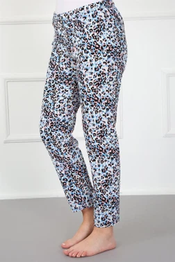 Kadın Leopar Pamuklu Alt Pijama Akbeniz 27437 - Alternatif Görünüm