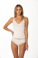Askılı Atlet Külot Kaşkorse Set Penye Pierre Cardin 396 Pudra görsel 5