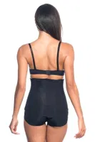Balenli Slip Korse Emay 2824 Siyah detay görünüm