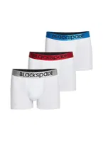 Basics Erkek Boxer 3lü Paket Modern BlackSpade 9470  Beyaz